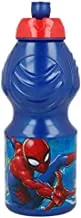 Stor Sport Bottle Spiderman Graffiti, Blue, 400ml, 37932