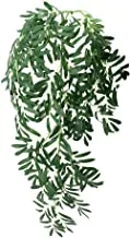 مجموعة YATAI مكونة من 4 نباتات بامبو صناعية على شكل أزهار معلقة بخاخ زهور اصطناعية لتعليق الحائط - نباتات بلاستيكية مزيفة للزهور للمنزل في الأماكن المغلقة والهواء الطلق وديكور الزفاف (أخضر)