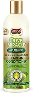 African Pride Olive Miracle Leave-In Conditioner, 12 Ounce