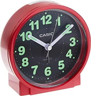 Casio Round Travel Table Top Alarm Clock