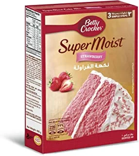 Betty Crocker Strawberry Flavoured Cake Mix 400 g