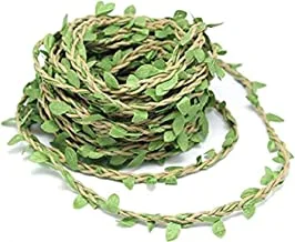 10m Silk Greenery Garland Faux Foliage Fake Leaves Hanging Vines Garland Artificial Plants for DIY Wreath Wedding Craft Home Decor, WSTT40