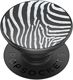 PopSockets Embossed Metal Zebra