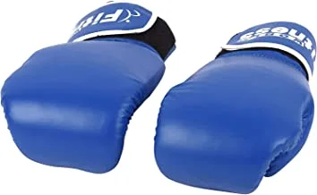 Fitness World Boxing Full Gloves - One Size, Blue