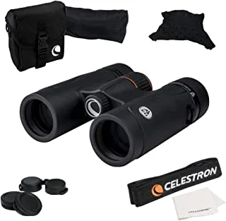 Celestron – TrailSeeker ED 10x32 Binoculars – Compact ED Binocular for Birdwatching and Outdoor Activities – Binocular with ED Objective Lenses – Fully Broadband Multi-coated Optics – BaK4 Roof Prism