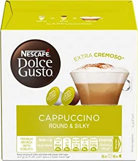 Nescafe Dolce Gusto Cappuccino Coffee Capsules - 16 Capsules
