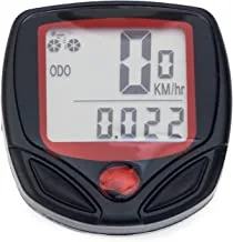 MOUNTAIN GEAR Cycle Computer Wired Bicycle Speedometer Cycling Odometer Meter Speed Sensor Mph Indoor Outdoor Exercise Rainproof, Black, MGA62