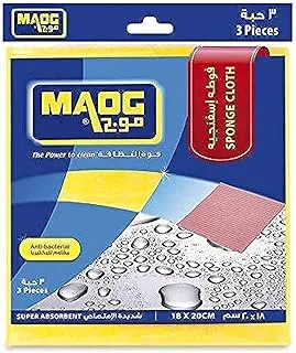 Maog Spongy Cloth, 18X20Cm, 3 Pcs