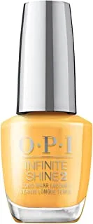 OPI Nail Polish, Infinite Shine Long-Wear Lacquer, Marigolden Hour, Yellow Nail Polish, 0.5 fl oz