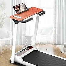 Zhongkangyuan Under Desk 2 In1 Folding Treadmill With Led Display Walking Jogging And Tablet , White