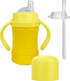 Sprout Ware Sip & Straw Cup made from Plants-6oz-Yellow-6mo+