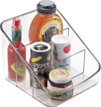 Idesign Linus Spice Storage Unit, Compact Herb And Spice Rack Ideal For Cans And Packets, Plastic, Clear
