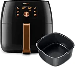 PHILIPS Air Fryer 1.4Kg/7.2L XXL Capacity to Fry, Bake, Grill, Roast Or Reheat - 60Hz Only - Automatic Sensor adjusts the time and temperature - HD9863/94