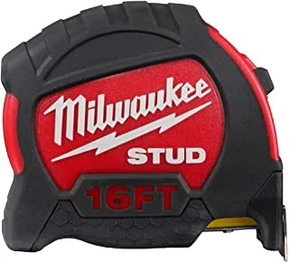 Milwaukee 48-22-9916 16-Foot Reinforced Impact Resistant Stud Tape Measure