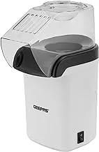 Geepas 1200W Electric Popcorn Maker – Makes Hot, Fresh, Healthy And Fat-Free Theater Style Popcorn Anytime - On/Off Switch, Attractive Design, Oil-Free Popcorn Popper - 2 Years Warranty
