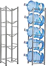 تخزين زجاجات المياه من ليوستار / رف / حامل / حامل لموزع مياه 5 جالون ، 5 طبقات ، للمنزل والمكتب والمطبخ ، WBS-4313-W