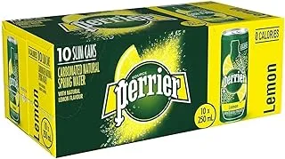 Perrier Lemon Flavored Sparkling Water - 10X250 ml