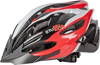 MOUNTAIN GEAR 23 VENTS ULTRALIGHT INTEGRALLY MOLDED CYCLING HELMET RED