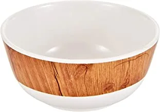Servewell Teak Wood Small Bowl White