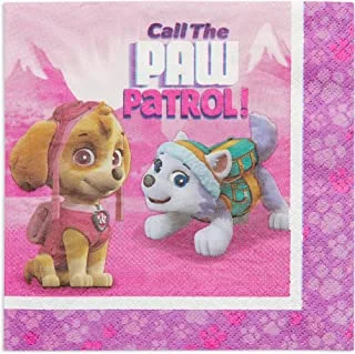 amscan Pink Paw Patrol Girl Party Supplies Lunch Napkins (16)