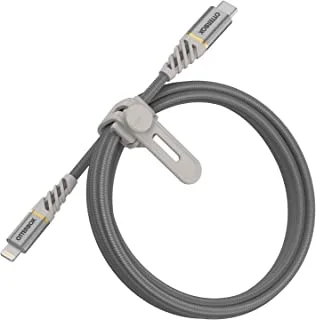 OtterBox Fast Charge Premium Cable USB C-Lightning 1M USB-PD Silver