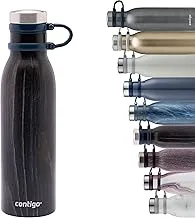 Contigo Matterhorn Water bottle with Thermalock insulation, BPA-free stainless steel bottle with screw cap, leak-proof drinking bottle, keeps beverages up to 24h cold/up to 10h hot, 590 ml