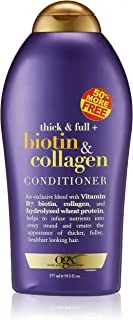 Organix Biotin And Collagen Conditioner BonUS, 19.5 Ounce