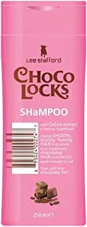 Lee Stafford Choco Locks Shampoo with Cacao Extract for Cleansing and Smoothing Hair, 250ml