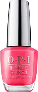 OPI Nail Polish, Infinite Shine Long-Wear Lacquer, Strawberry Margarita, Pink Nail Polish, 0.5 fl oz