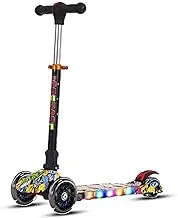 COOLBABY Kids Scooter 3 Wheels Scooter For Kids, Adjustable Handlebars, Light Wheels With Scooters, Girl Gifts 3-8 Years Old Multifunction Foldable Kids Scooter