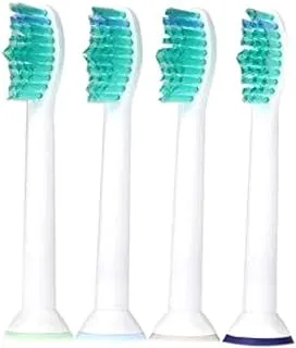 4Pcs Electric Toothbrush Replacement Heads Fits for Philips Sonicare P-HX-6014/HX6014 Toothbrush Replacement, multicolor, Adults