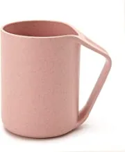 Colourful Wheat Straw Bevel Mug - Pink, Bd-Ws-14