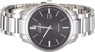Citizen Eco-Drive Men's Watch with Date - BM7521-85E, Silver, bracelet