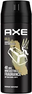 AXE Gold Deodorant and Body Spray for Men, 150 ml