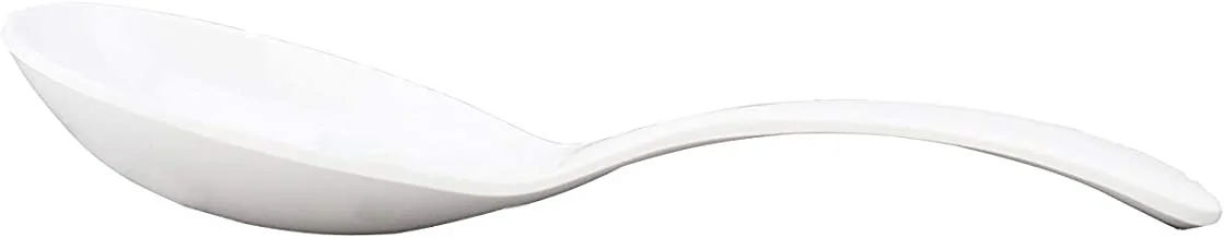 Shallow Round Serving Spoon - 25Cm- White (Mcs-5015-Wh)