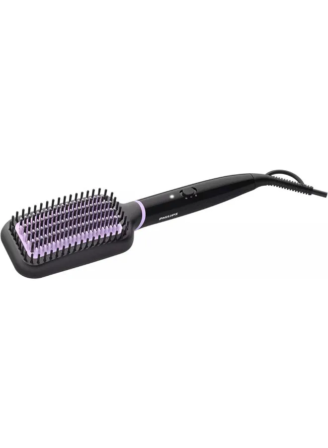 Philips Hair Straightening Brush BHH880/03 Black/Purple