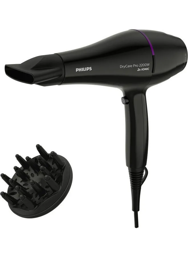 Philips DryCare Pro Hair Dryer BHD274/03, 2 Years Warranty Black