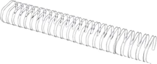 24-Piece FIS Metal Binding Wire 11/4 inch 23 Loop 2:1, 31.8 mm, White - FSBDW114WH