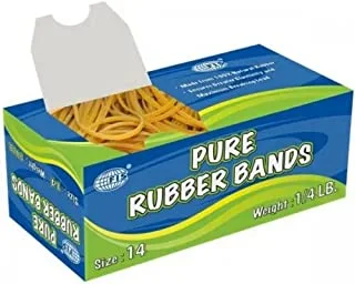 FIS FSRB14 Pure Rubber Bands, 14 Size