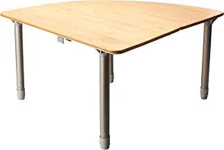 طاولة زاوية من الرماية بامبو، 65 سم × 50 سم × 40 سم