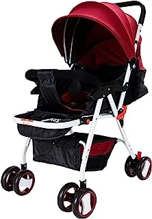 Baby Plus Baby Stroller, Red, BP8482-WINE RED