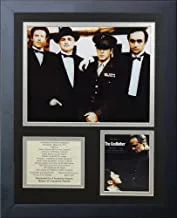 The Godfather Collectible | Framed Photo Collage Wall Art Decor | Legends Never Die, 11 x 14-Inch, (16086U)