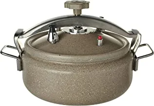 Al rimaya aluminum low pressure cooker, 9 liter capacity, beige