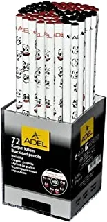 عادل ALPE-130624 أقلام رصاص خشبية سوداء 72 قطعة