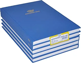 FIS FSMNA44Q 8mm Single Ruled 192 Sheets Manuscript Book 5-Pack, 4 Quire Size