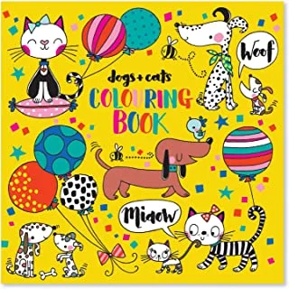 Rachel Ellen Dogs & Cats Colouring Book