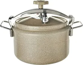 Al Rimaya Aluminum Pressure Cooker, 3 Liter Capacity, Beige