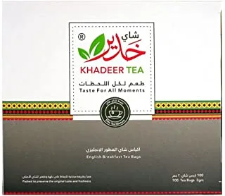 شاي خدير شاي الإفطار الإنجليزي، 100 × 2 جرام