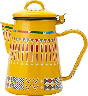 AL Rimaya Historical Pot, 0.8 Liter Capacity, Yellow