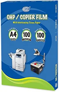 FIS FSFM210X297P 100 Micron 100 Sheets Copier Films, A4 Size